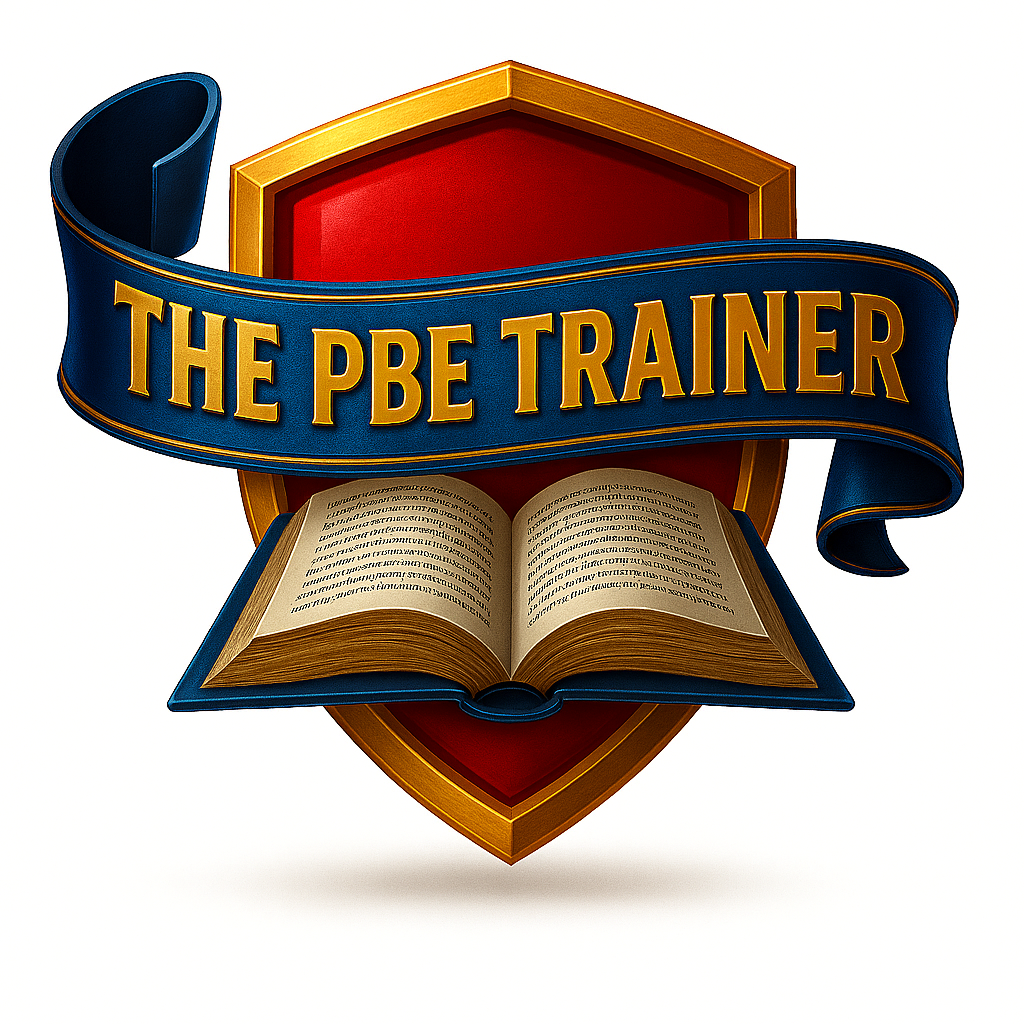 The PBE Trainer Logo